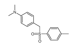 N,N-dimethyl-4-[(4-methylphenyl)sulfonylmethyl]aniline结构式