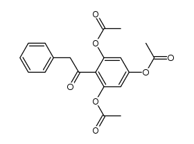 2,4,6-triacetoxyphenyl benzyl ketone Structure