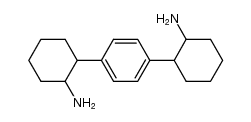 1.4-Bis-(2-amino-1-cyclohexyl)benzol结构式