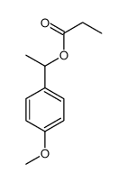 1-(4-methoxyphenyl)ethyl propanoate结构式