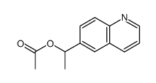 1-(6-quinolyl)ethyl acetate Structure