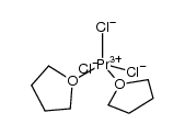 [PrCl(μ-Cl)2(tetrahydrofuran)2]n Structure
