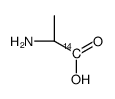 Alanine-1-14C结构式