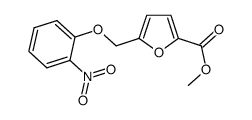 5-(2-NITRO-PHENOXYMETHYL)-FURAN-2-CARBOXYLIC ACID METHYL ESTER Structure