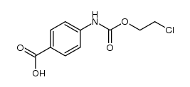 4-(((2-chloroethoxy)carbonyl)amino)benzoic acid结构式
