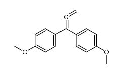 1,1-bis(4-methoxyphenyl)allene结构式