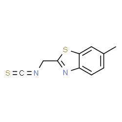 Benzothiazole, 2-(isothiocyanatomethyl)-6-methyl- (9CI) structure