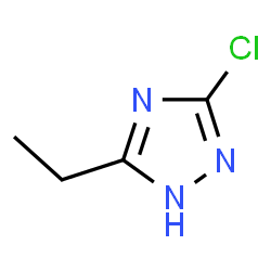 3-Chloro-5-ethyl-1H-1,2,4-triazole Structure