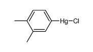 3,4-dimethyl-phenylmercury (1+), chloride结构式