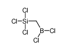 trichloro(dichloroboranylmethyl)silane结构式