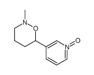 2-methyl-6-(1-oxy-pyridin-3-yl)-[1,2]oxazinane结构式