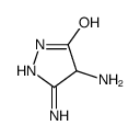 3,4-diamino-1,4-dihydropyrazol-5-one结构式