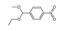 1-(ethoxy(methoxy)methyl)-4-nitrobenzene结构式