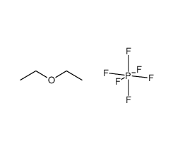 hydrogen hexafluorophosphate(1-), compound with 1,1'-oxybis[ethane] (1:1)结构式