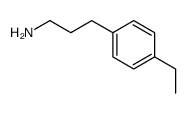 3-(4-ethylphenyl)propan-1-amine结构式