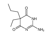 2-amino-5-ethyl-5-propyl-1H-pyrimidine-4,6-dione结构式
