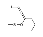1-iodohexa-1,2-dien-3-yloxy(trimethyl)silane结构式