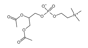 3,5,9-Trioxa-4-phosphaundecan-1-aminium,7-(acetyloxy)-4-hydroxy-N,N,N-trimethyl-10-oxo-,innersalt,4-oxide(9CI] structure