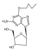 O(6)-n-butyldeoxyguanosine结构式