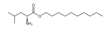 (+)(S)-Leucin-decylester结构式