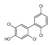 2,5-dichloro-4-(2,5-dichlorophenyl)phenol Structure