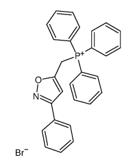 triphenyl((3-phenylisoxazol-5-yl)methyl)phosphonium bromide Structure