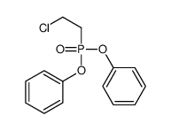 [2-chloroethyl(phenoxy)phosphoryl]oxybenzene结构式