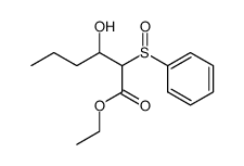 ethyl 3-hydroxy-2-(phenylsulfinyl)hexanoate Structure