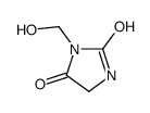 3-(hydroxymethyl)imidazolidine-2,4-dione结构式