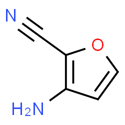 2-Furancarbonitrile,3-amino-(9CI) structure