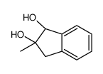 (1R,2S)-2-methyl-1,3-dihydroindene-1,2-diol结构式