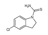 1H-Indole-1-carbothioamide,5-chloro-2,3-dihydro- Structure