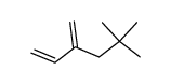 2-(2,2-dimethyl-propyl)-buta-1,3-diene结构式