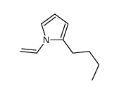 2-butyl-1-ethenylpyrrole Structure