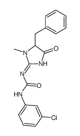 1-(5-benzyl-1-methyl-4-oxo-4,5-dihydro-1H-imidazol-2-yl)-3-(3-chloro-phenyl)-urea Structure