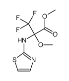methyl 3,3,3-trifluoro-2-methoxy-2-(1,3-thiazol-2-ylamino)propanoate Structure