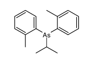 bis(2-methylphenyl)-propan-2-ylarsane结构式