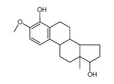 3-methoxy-13-methyl-6,7,8,9,11,12,14,15,16,17-decahydrocyclopenta[a]phenanthrene-4,17-diol Structure