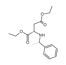 diethyl (1-phenylethyl)-L-aspartate结构式