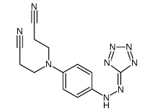 3-[N-(2-cyanoethyl)-4-[2-(tetrazol-5-ylidene)hydrazinyl]anilino]propanenitrile Structure