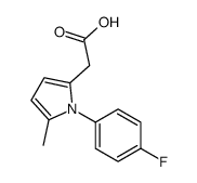 2-[1-(4-fluorophenyl)-5-methylpyrrol-2-yl]acetic acid结构式