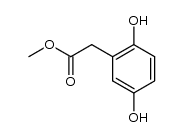 methyl (2,5-dihydroxyphenyl)acetate Structure