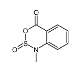 1-methyl-2-oxo-3,2λ4,1-benzoxathiazin-4-one结构式