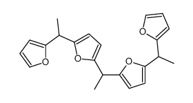 2-[1-(furan-2-yl)ethyl]-5-[1-[5-[1-(furan-2-yl)ethyl]furan-2-yl]ethyl]furan结构式