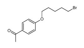 1-[4-(5-bromopentoxy)phenyl]ethanone结构式