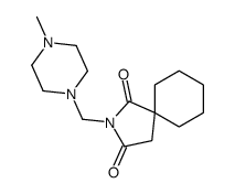 2-[(4-methylpiperazin-1-yl)methyl]-2-azaspiro[4.5]decane-1,3-dione Structure