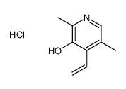 4-ethenyl-2,5-dimethylpyridin-3-ol,hydrochloride结构式