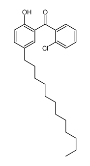 (2-chlorophenyl)-(5-dodecyl-2-hydroxyphenyl)methanone结构式