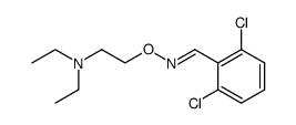 O-(2-Diaethylamino-aethyl)-2,6-dichlor-benzaldoxim Structure