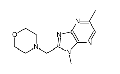 4-[(3,5,6-trimethylimidazo[4,5-b]pyrazin-2-yl)methyl]morpholine结构式